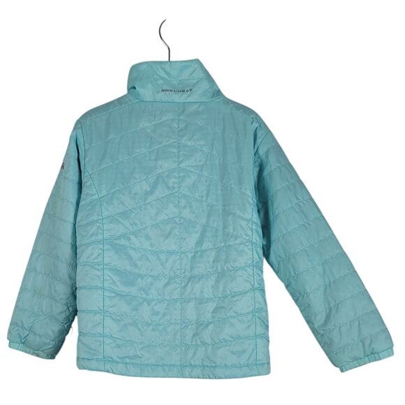 Columbia Omni Heat Front Zip Pockets Mint Color Unisex KIDS Jacket XXS - Picture 2 of 7